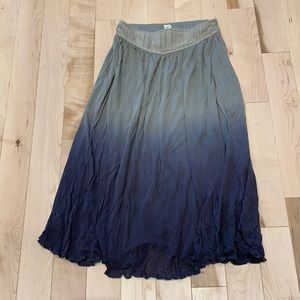 Ombré Wilfred midi skirt
